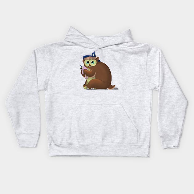 Owlbears are Magic Kids Hoodie by MaatCrook